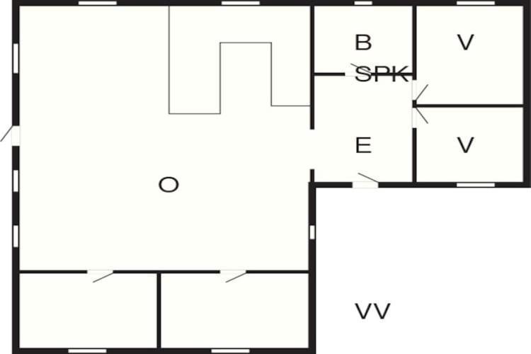 8 Person Holiday Home In R M Lakolk 外观 照片